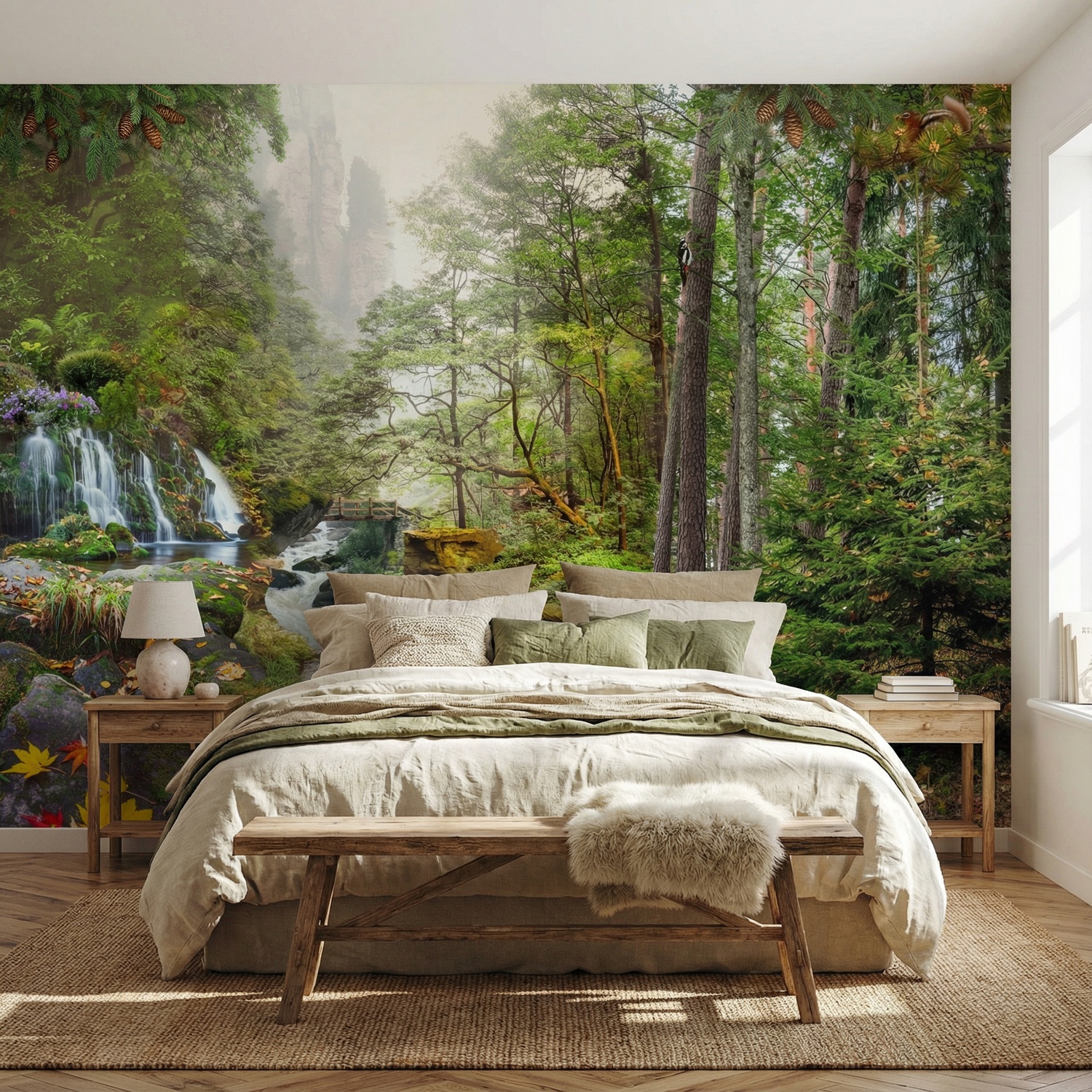 Poster xxl: For&ecirc;t et Cascade