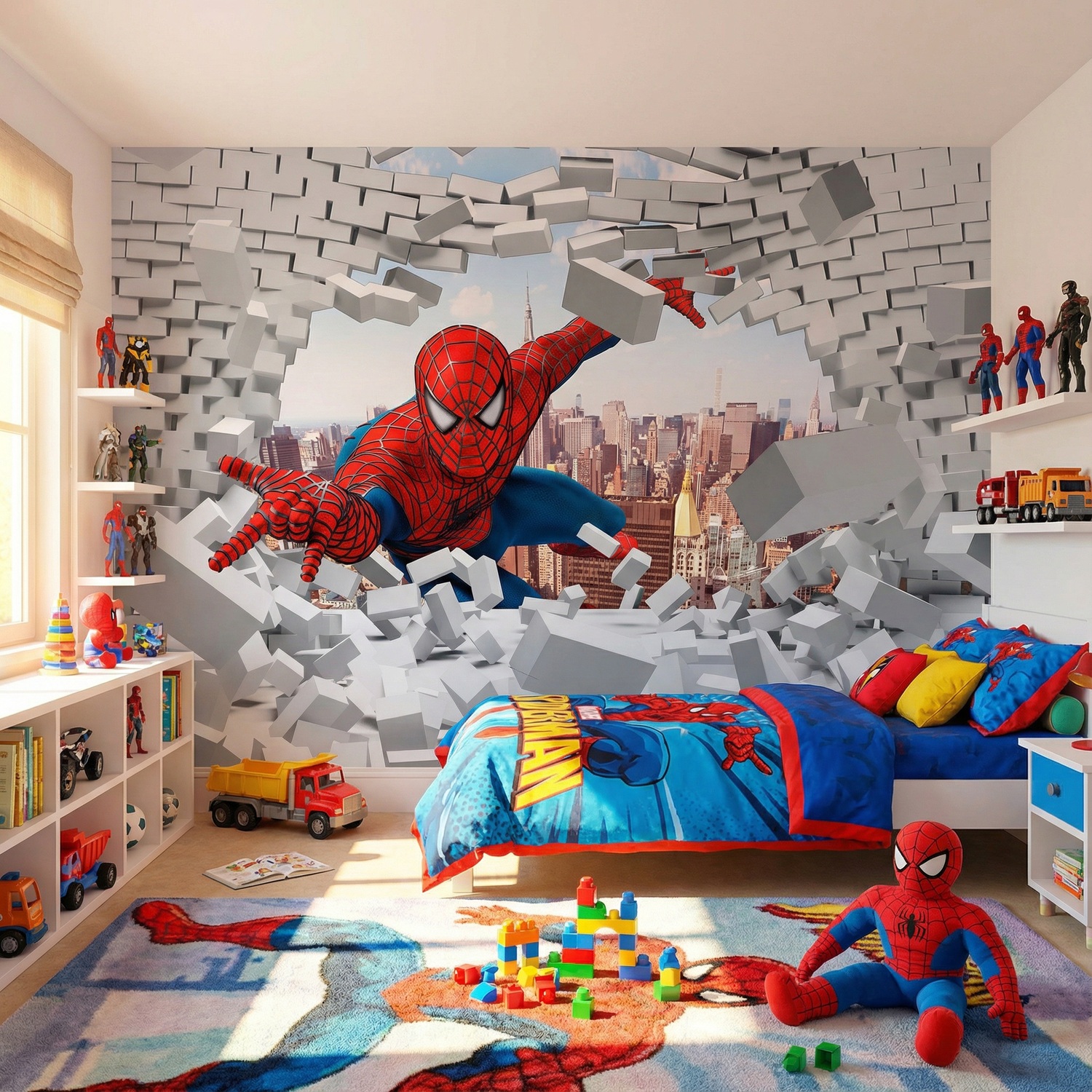 Poster xxl: Briseur de mur Spiderman