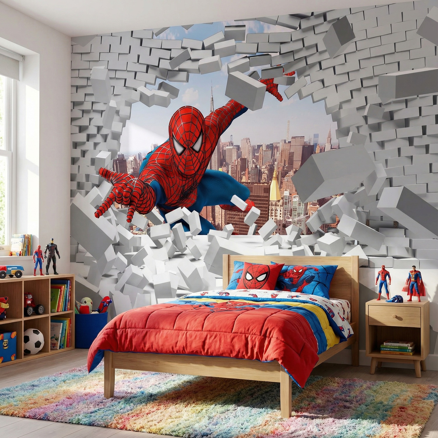 Poster xxl: Briseur de mur Spiderman