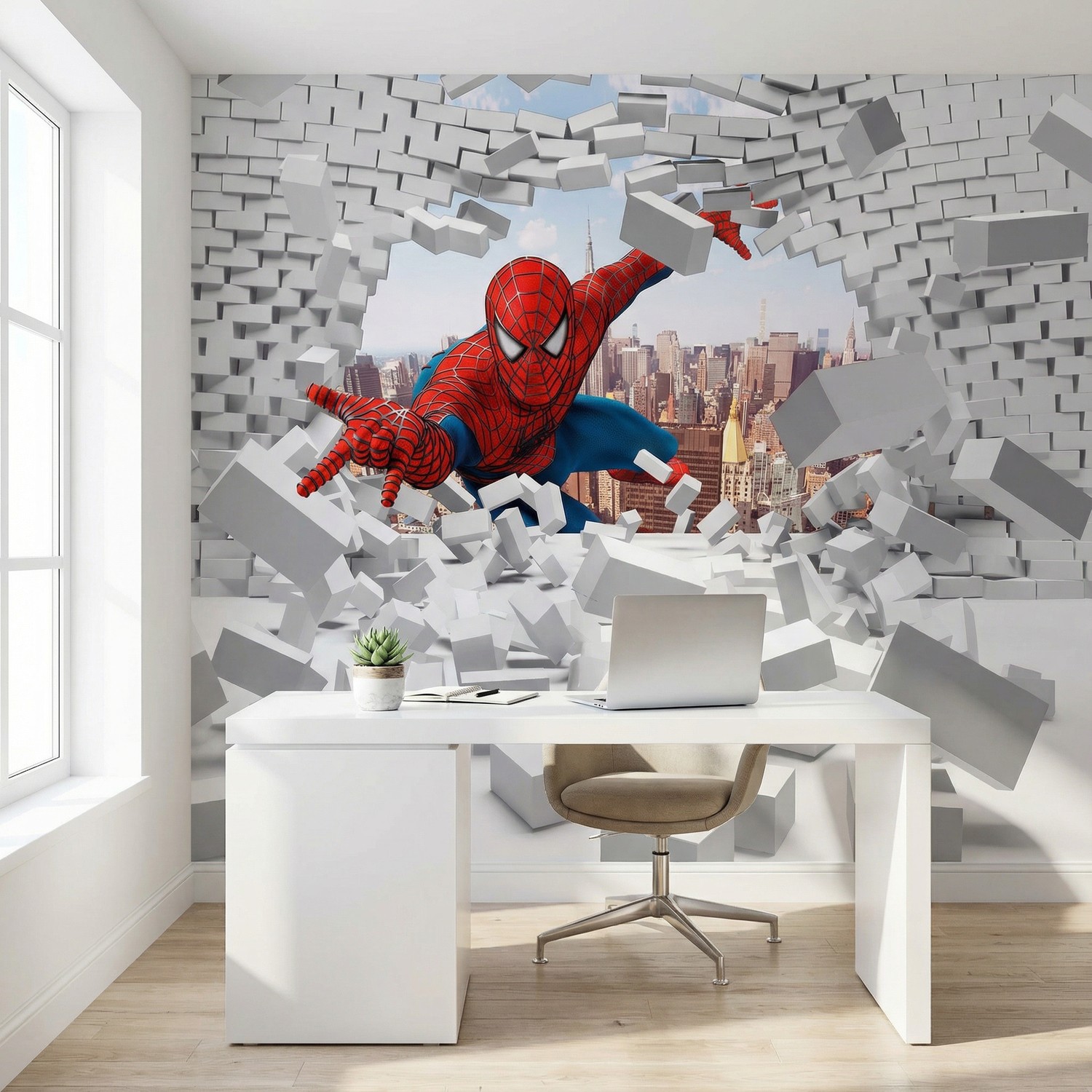 Poster xxl: Briseur de mur Spiderman