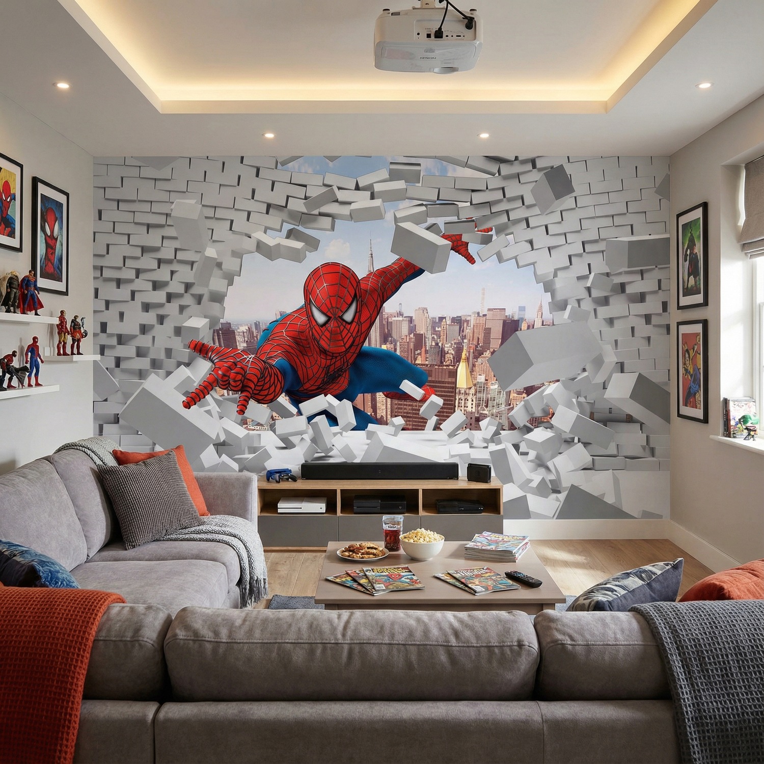 Poster xxl: Briseur de mur Spiderman