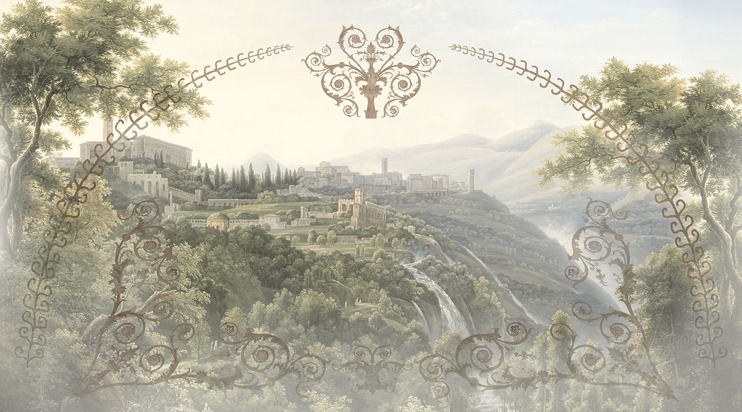 Poster xxl: Village Toscane italienne