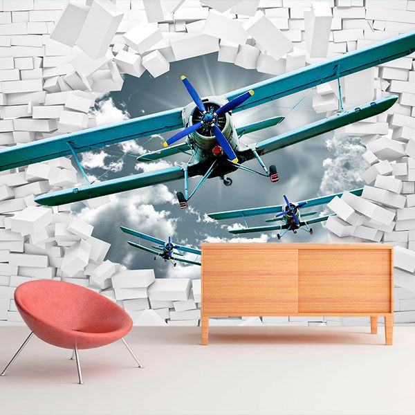 Poster xxl: Mur de Rupture d Avion 0