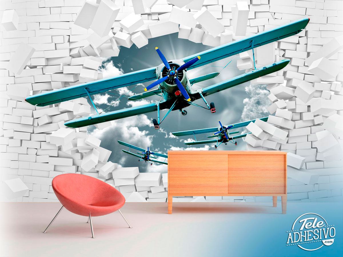 Poster xxl: Mur de Rupture d Avion