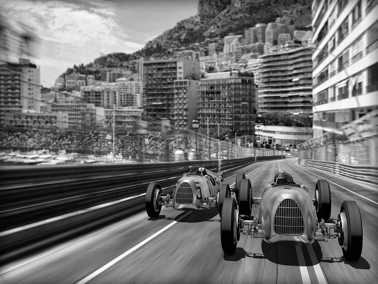 Poster xxl: Course de Formule 1 &agrave; Monaco