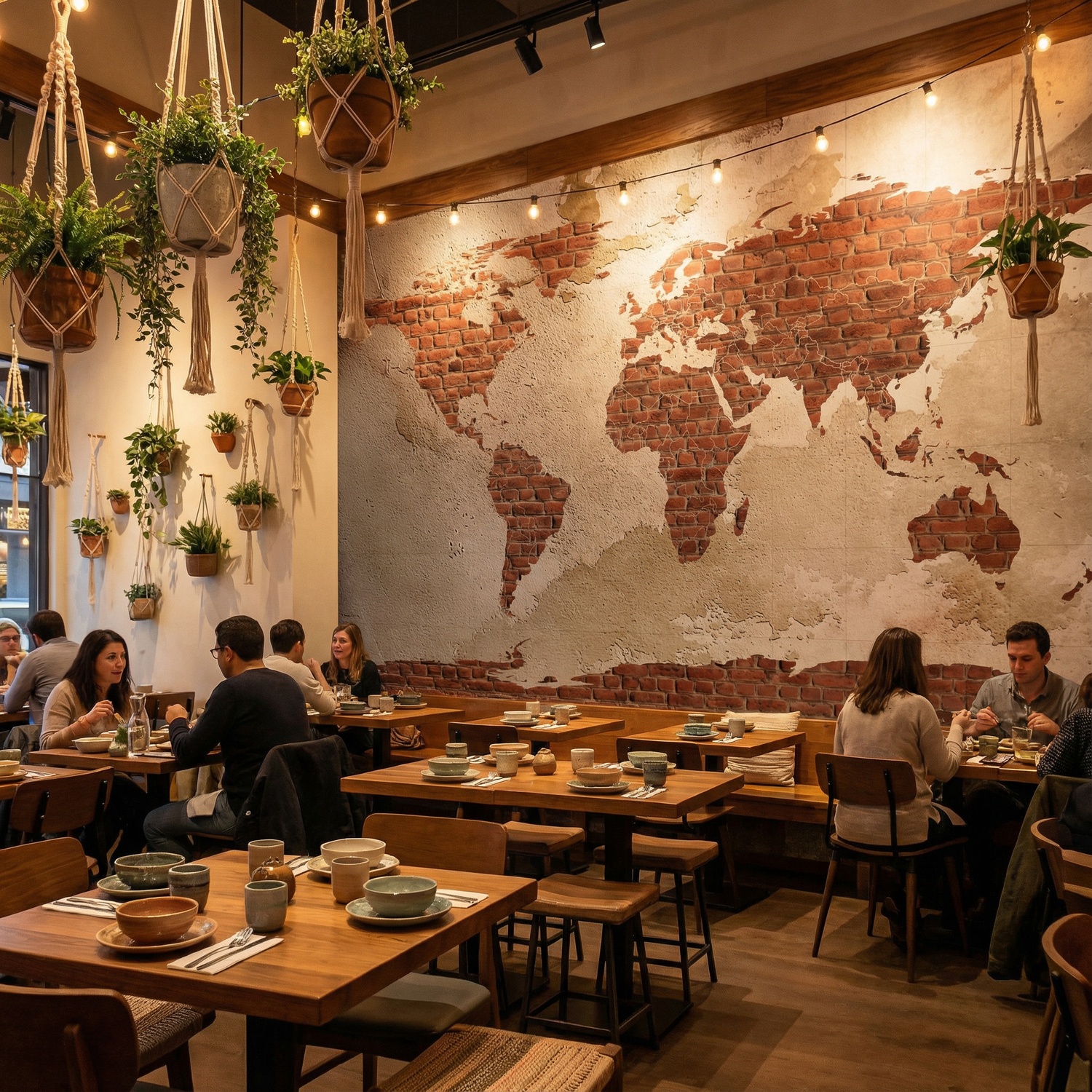 Poster xxl: Carte du Monde de Brick