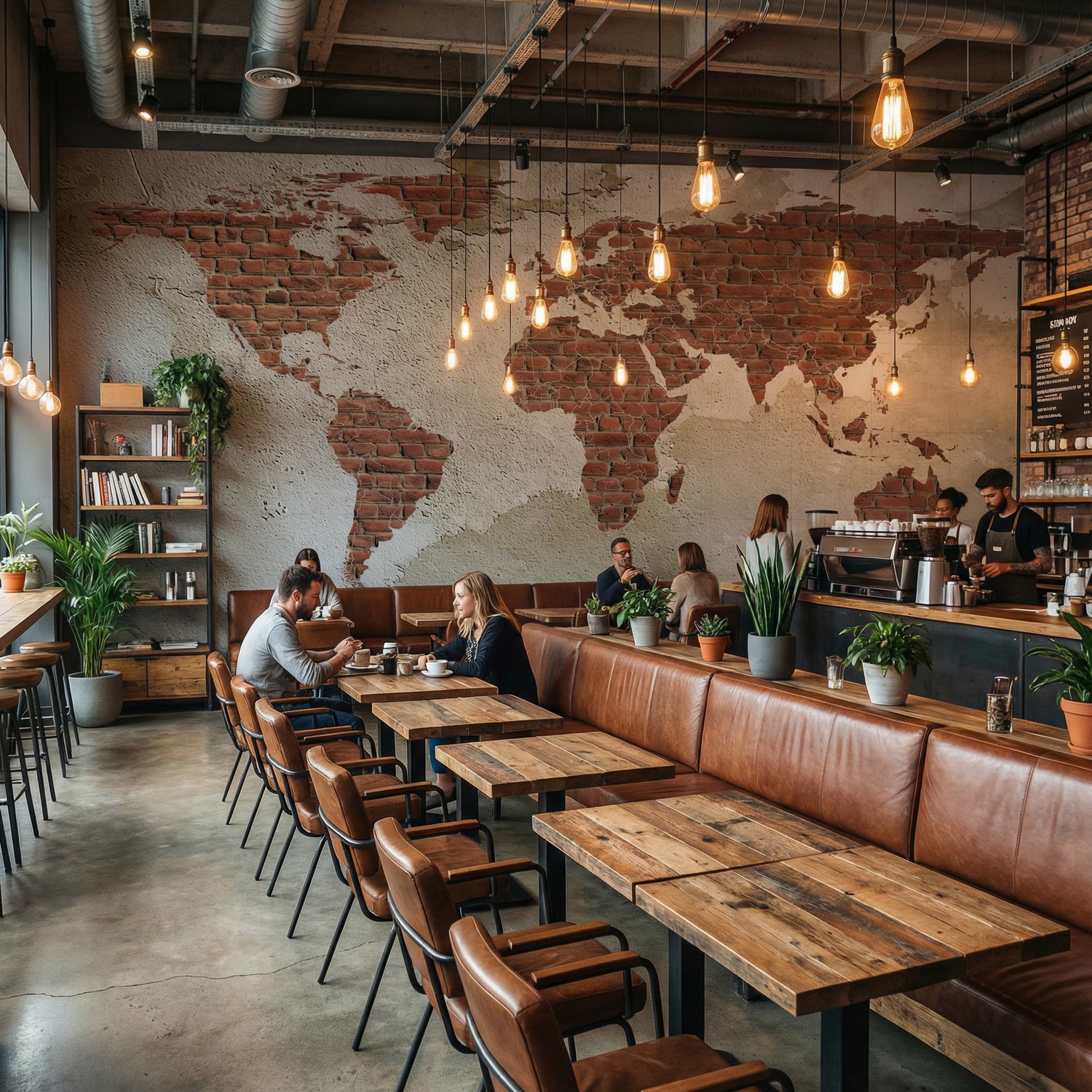 Poster xxl: Carte du Monde de Brick