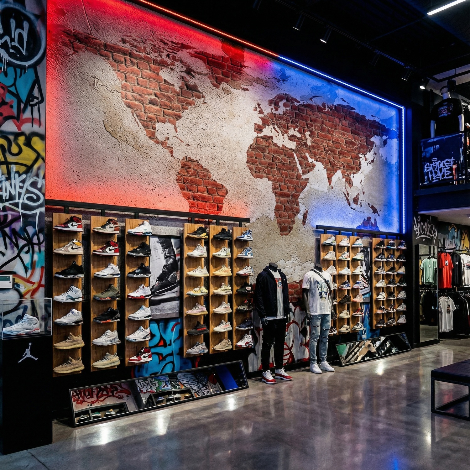 Poster xxl: Carte du Monde de Brick