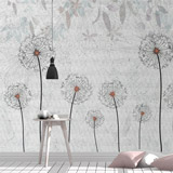 Poster xxl: Pissenlits sur Fond Gris 2