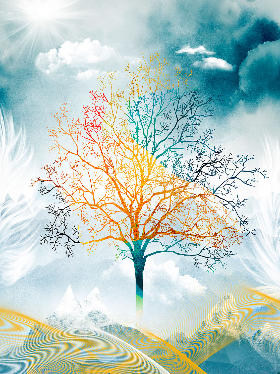 Poster xxl: Arbre Magique