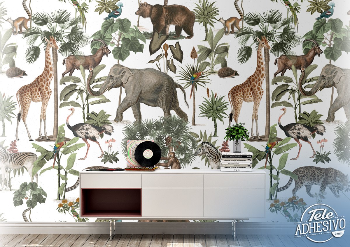 Poster xxl: Collage Animaux