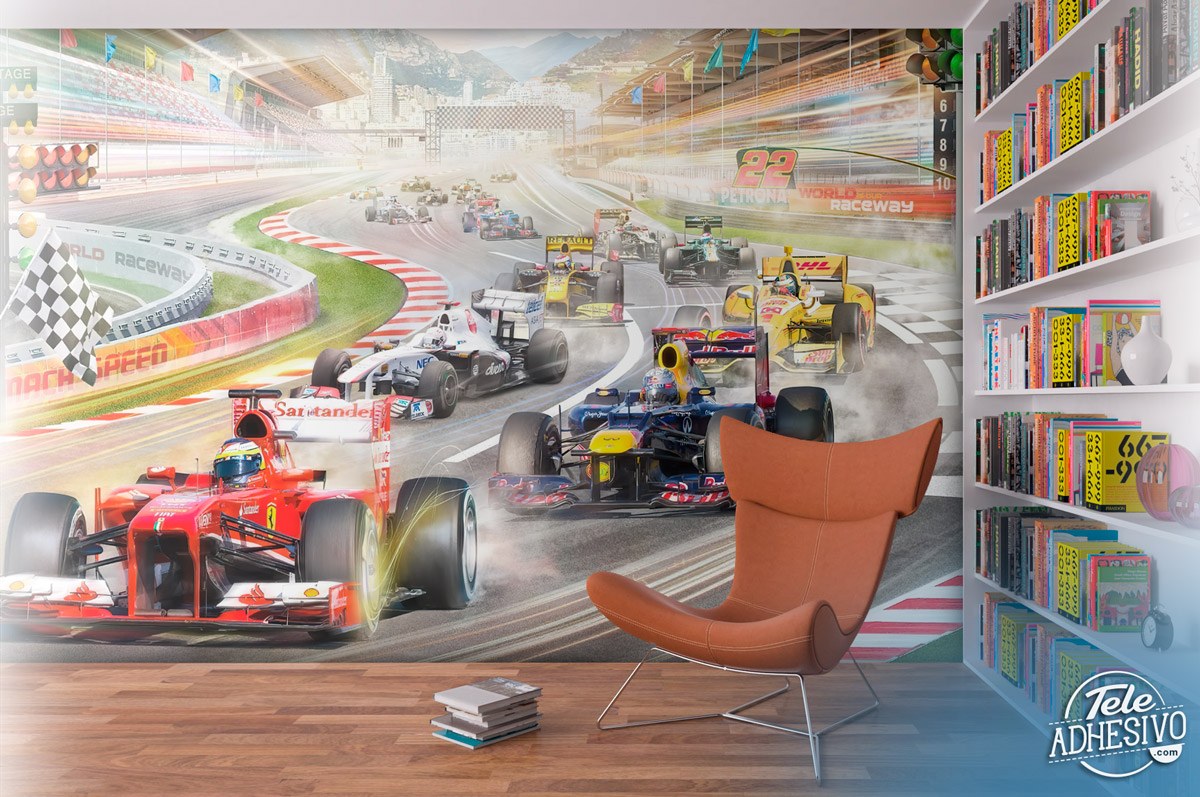 Poster xxl: Départ de la Course de Formule 1