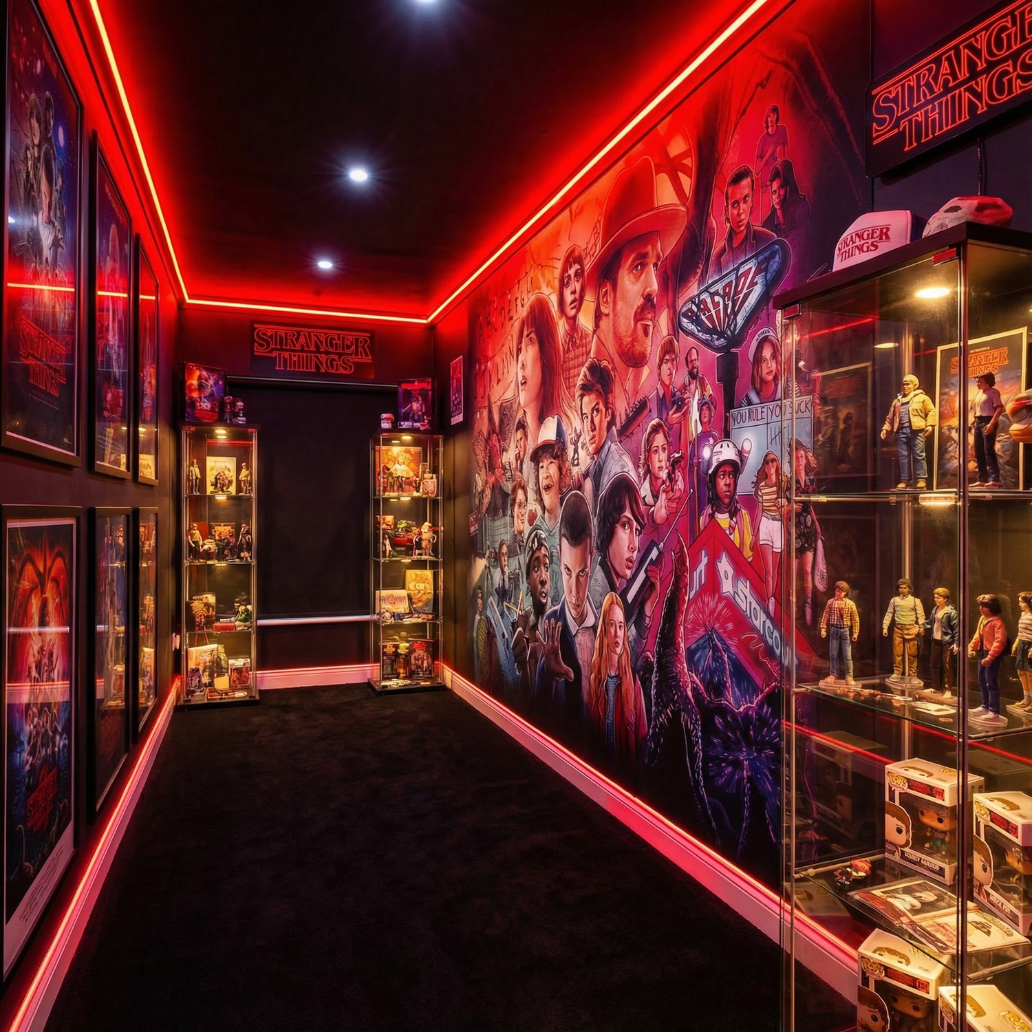 Poster xxl: Dessin de Stranger Things