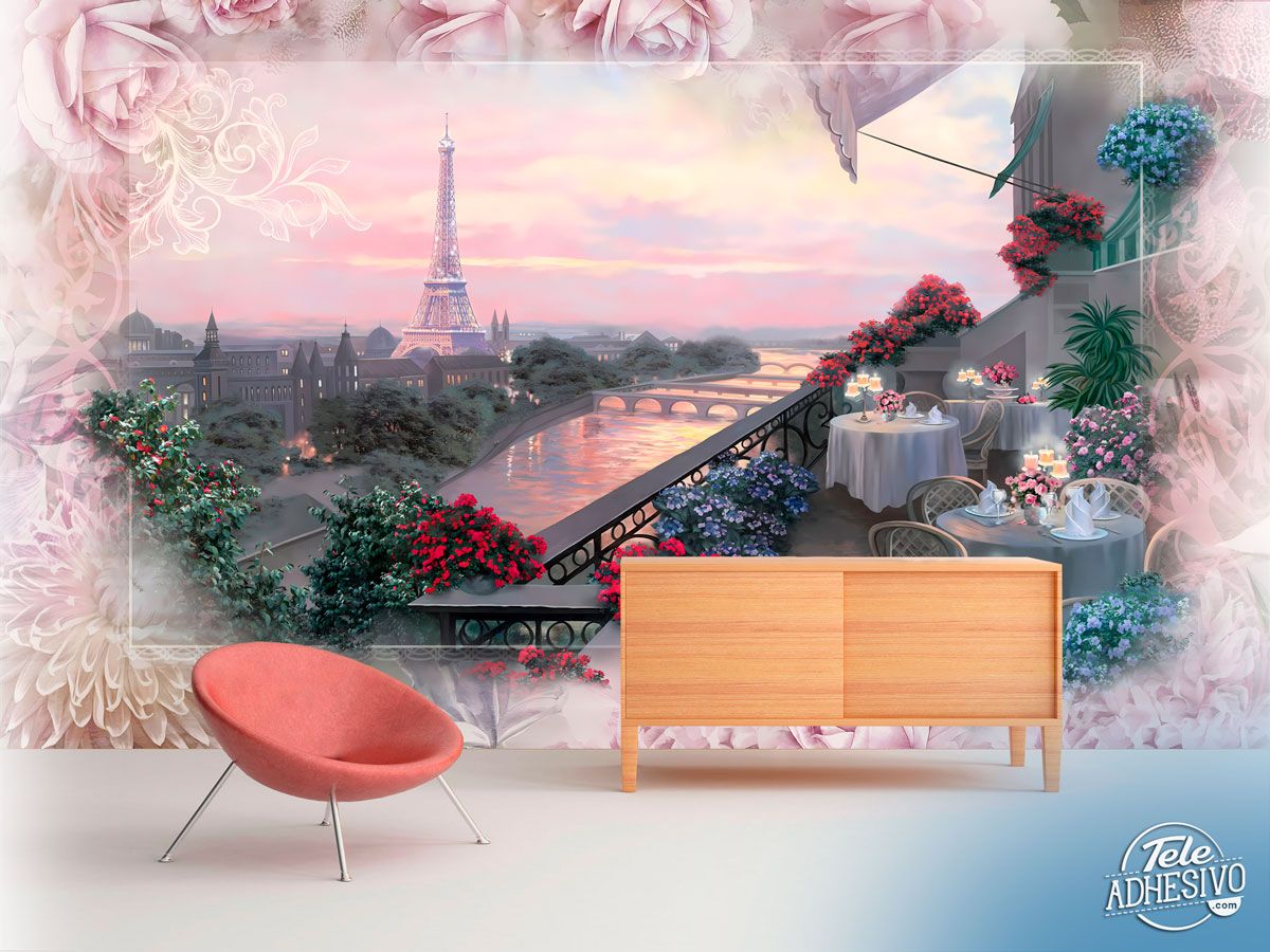 Poster xxl: Terrasse à Paris