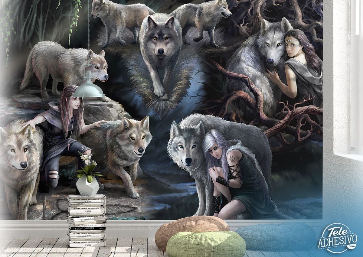 Poster xxl: Meute de loups