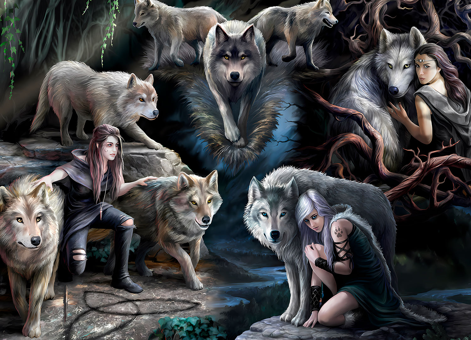 Poster xxl: Meute de loups