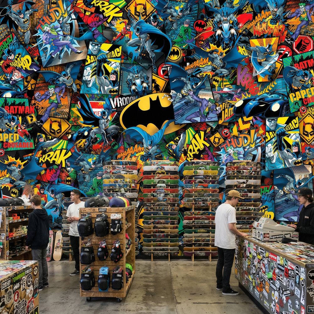 Poster xxl: Collage Batman comics