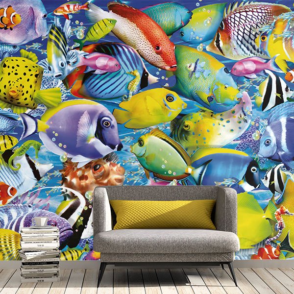 Poster xxl: Collage de poissons