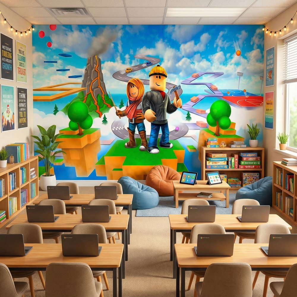 Poster xxl: Fresque Roblox