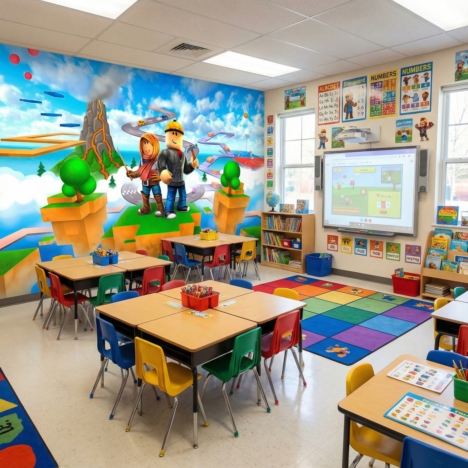 Poster xxl: Roblox powering imagination