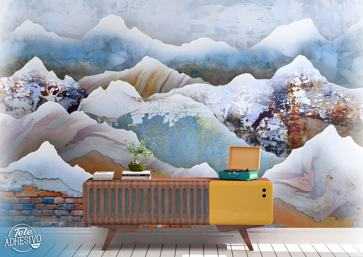 Poster xxl: Des montagnes de textures