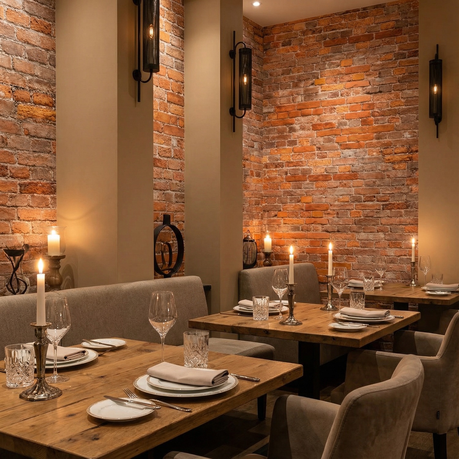 Poster xxl: Texture brique vintage