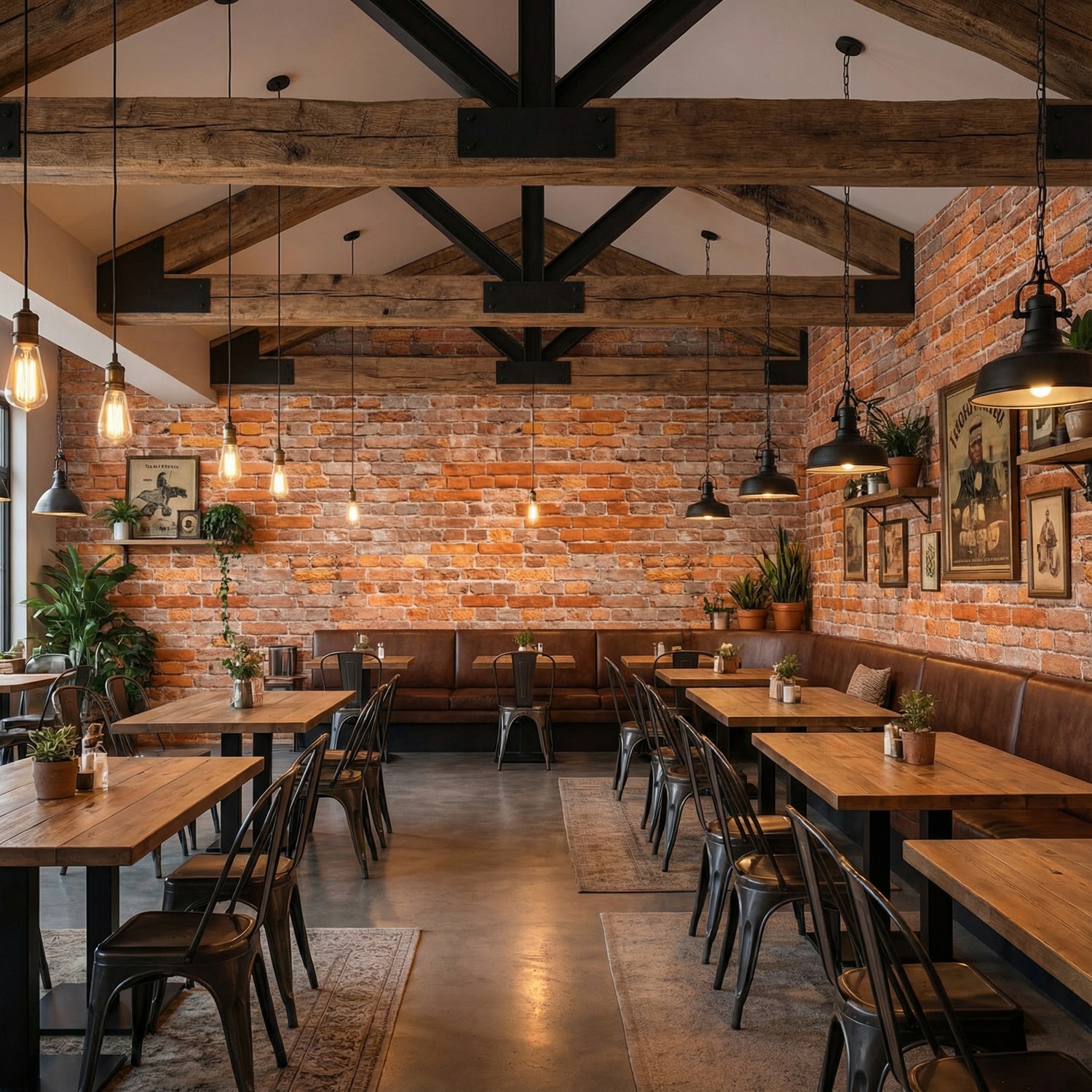 Poster xxl: Texture brique vintage