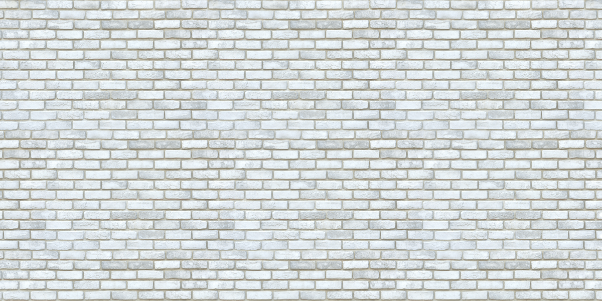 Poster xxl: Texture de briques blanches
