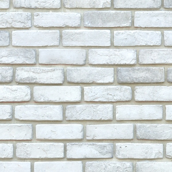 Poster xxl: Texture de briques blanches