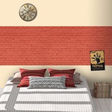 Poster xxl: Texture de mur en briques rouges 2