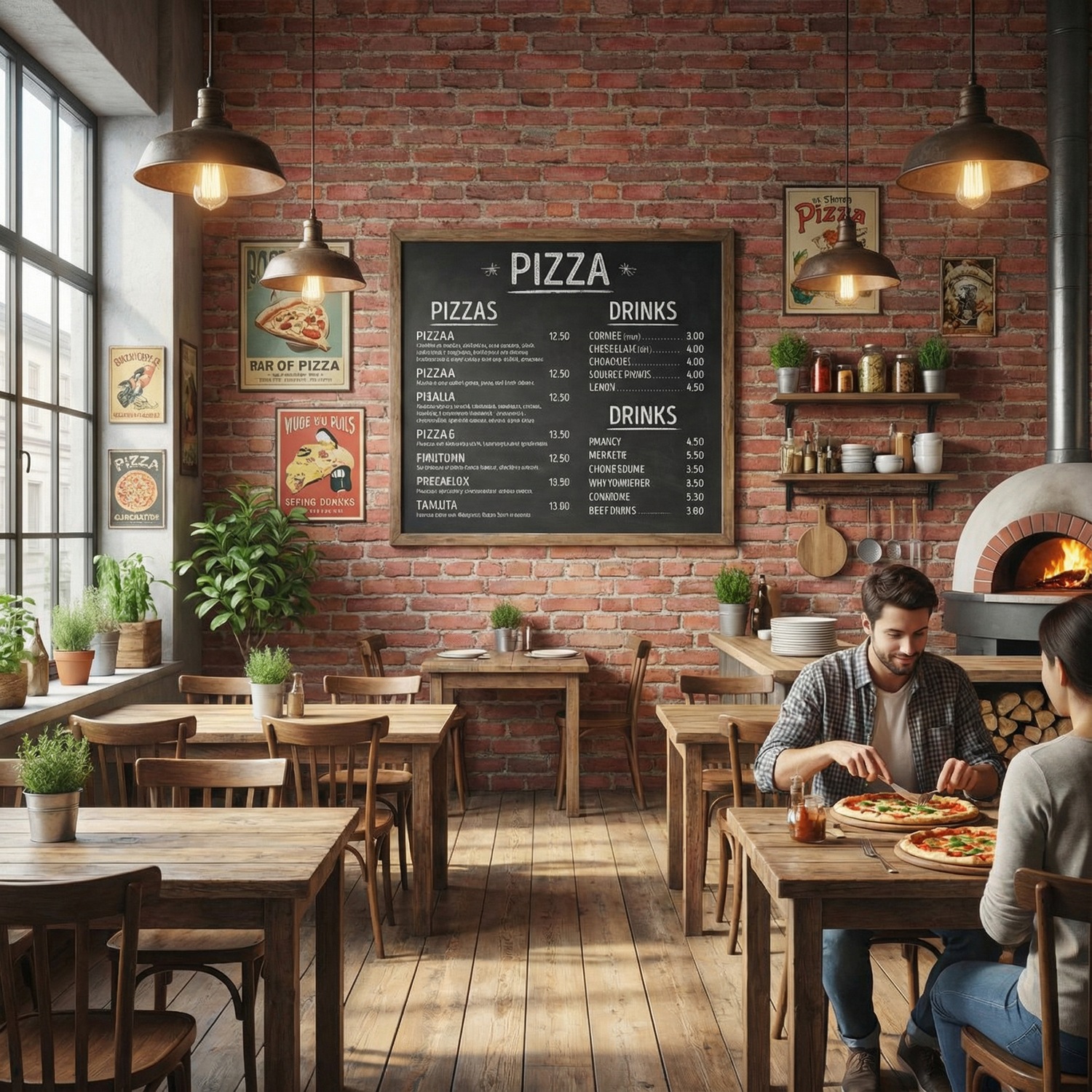 Poster xxl: Texture brique de Naples