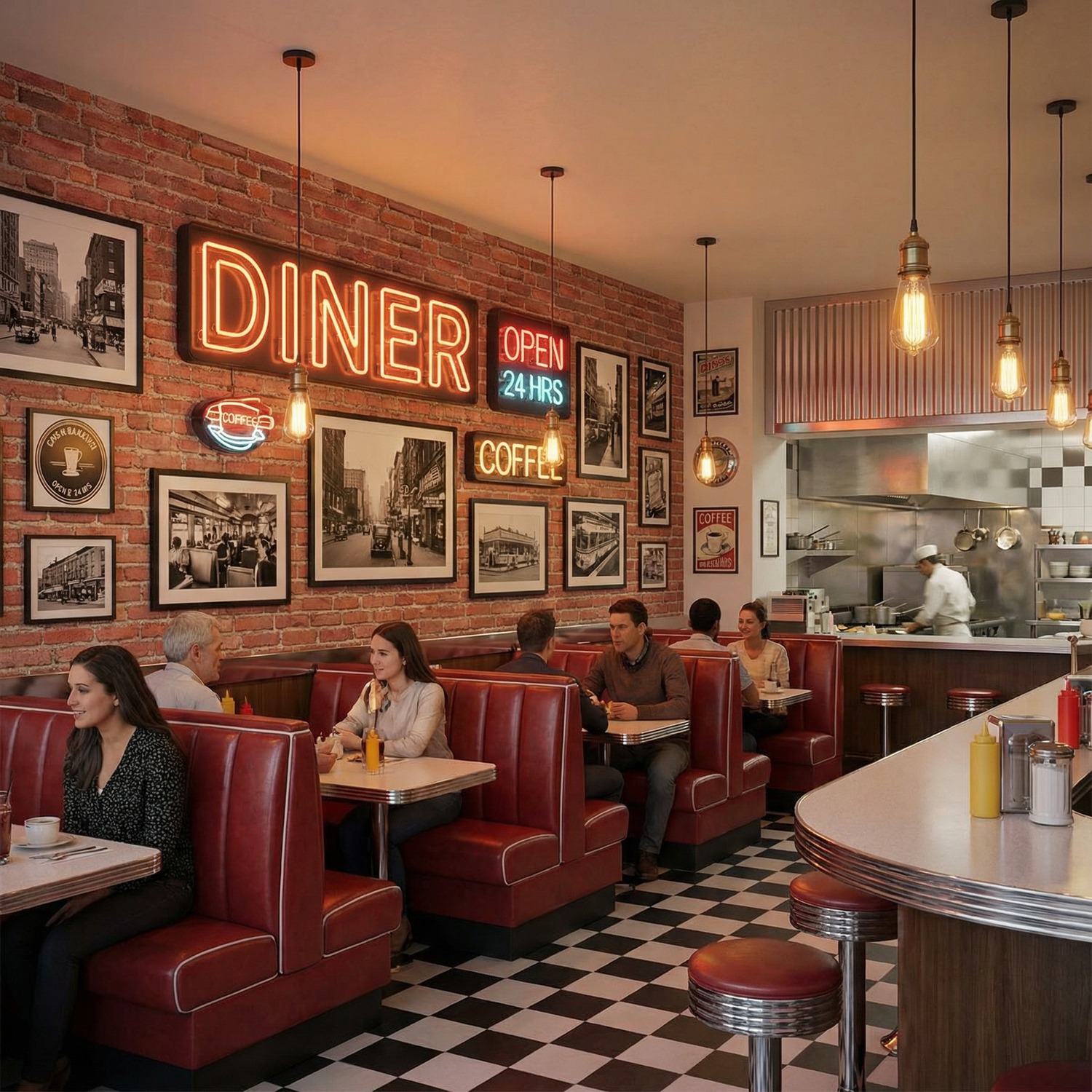 Poster xxl: Texture brique de Naples