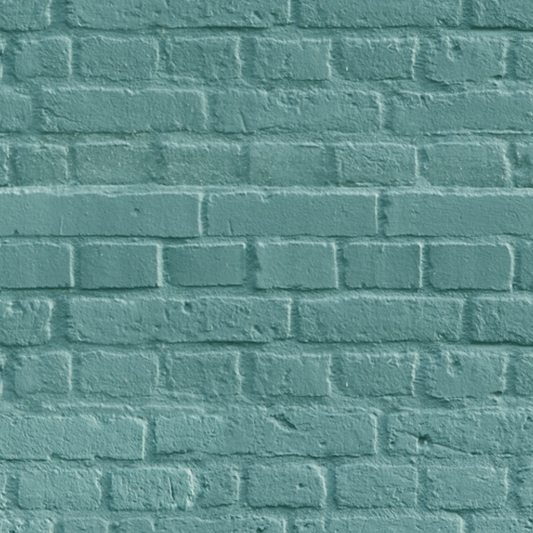 Poster xxl: Texture brique turquoise
