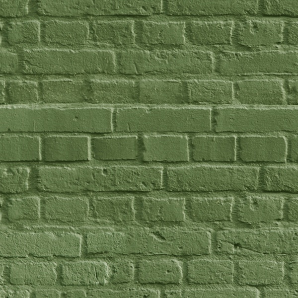 Poster xxl: Texture de brique verte