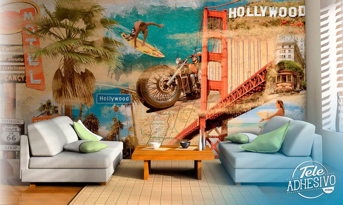 Poster xxl: Collage Californie