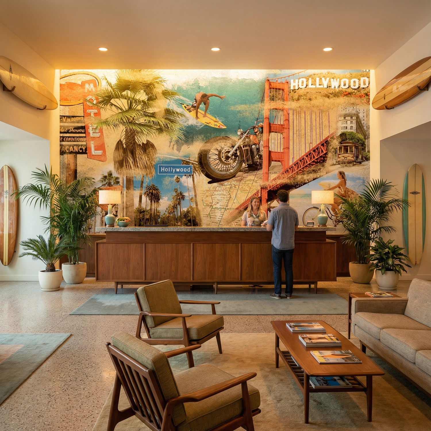 Poster xxl: Collage Californie