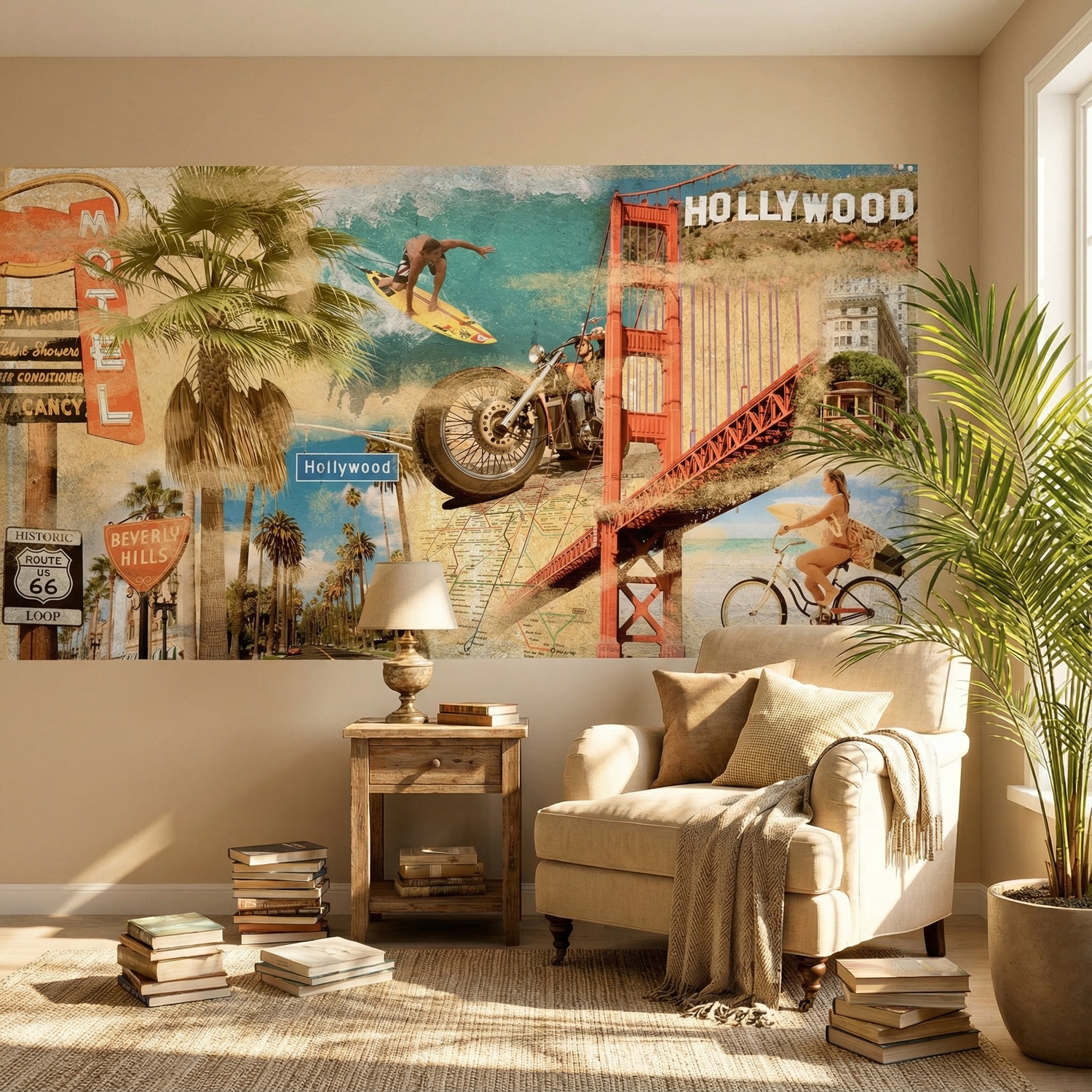 Poster xxl: Collage Californie