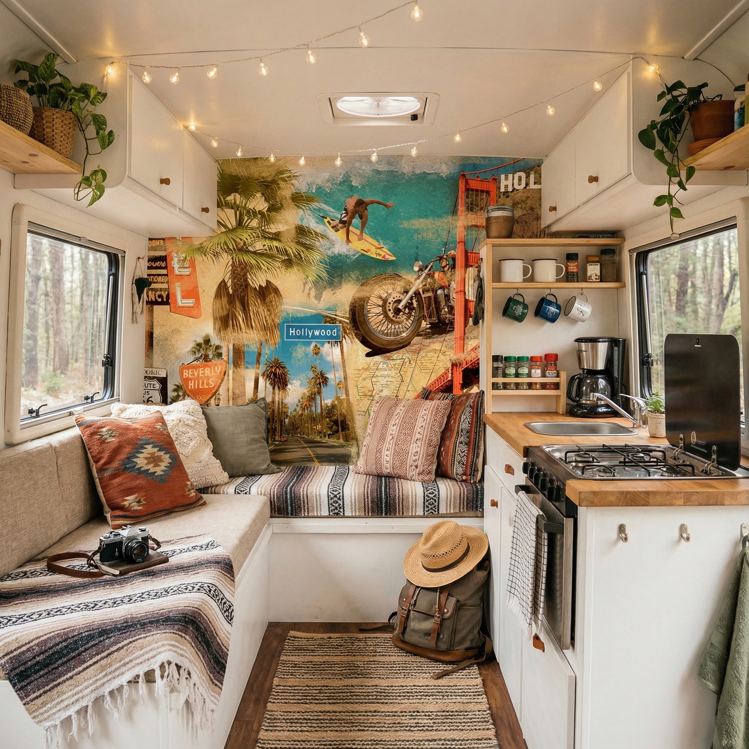 Poster xxl: Collage Californie