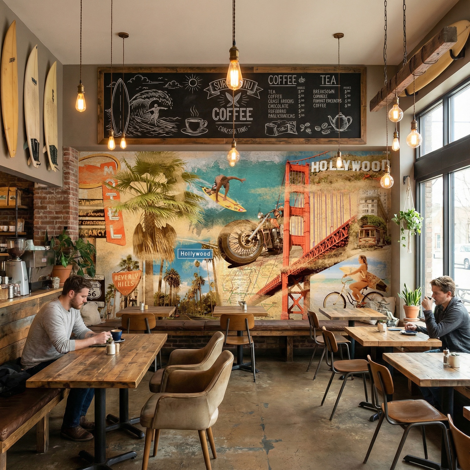 Poster xxl: Collage Californie