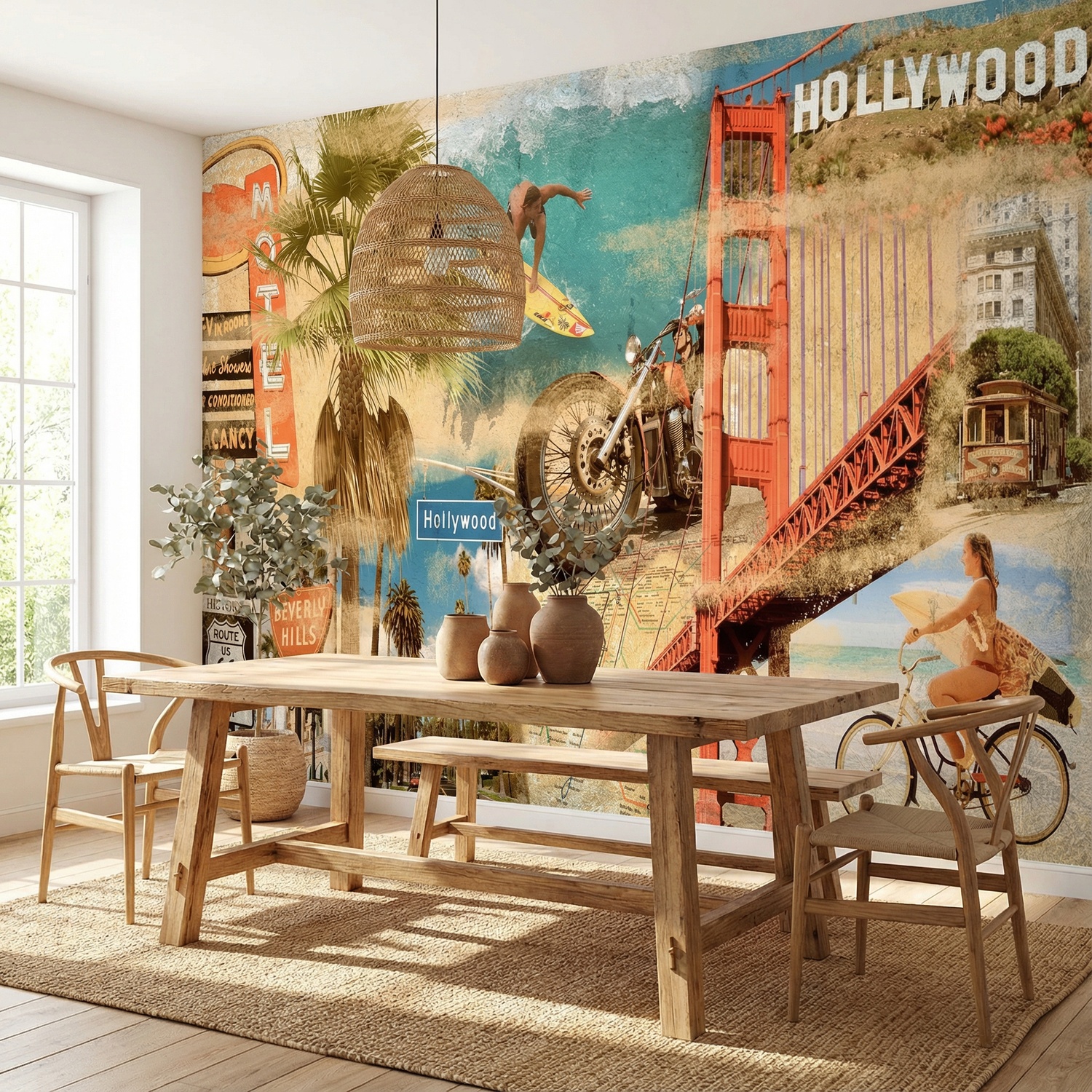 Poster xxl: Collage Californie