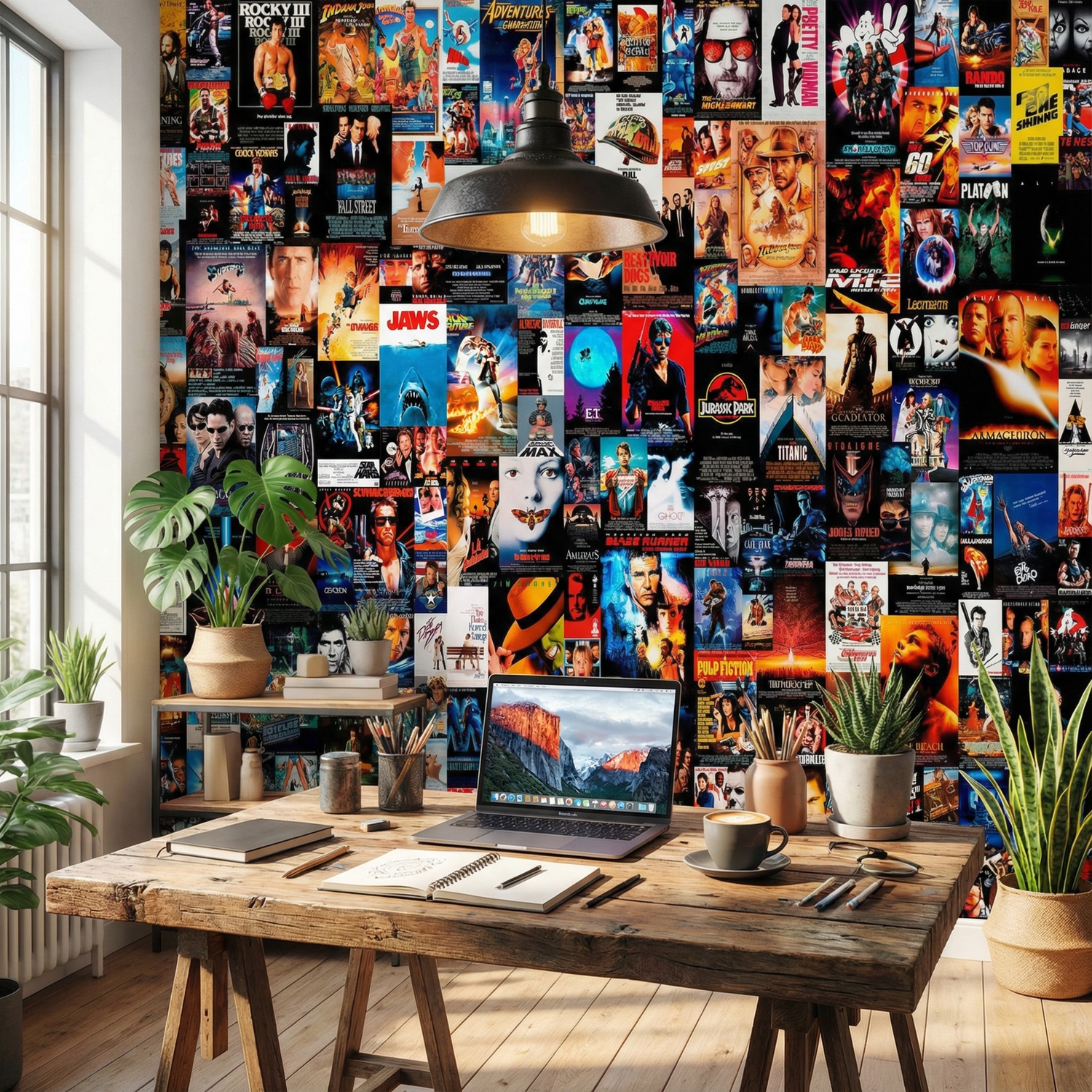 Poster xxl: Collage Affiches de Films des Ann&eacute;es 80 et 90