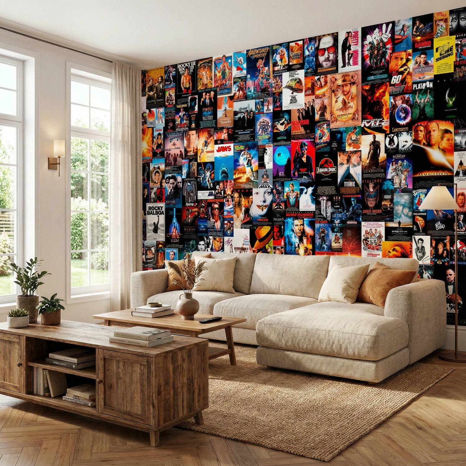 Poster xxl: Collage Affiches de Films des Ann&eacute;es 80 et 90