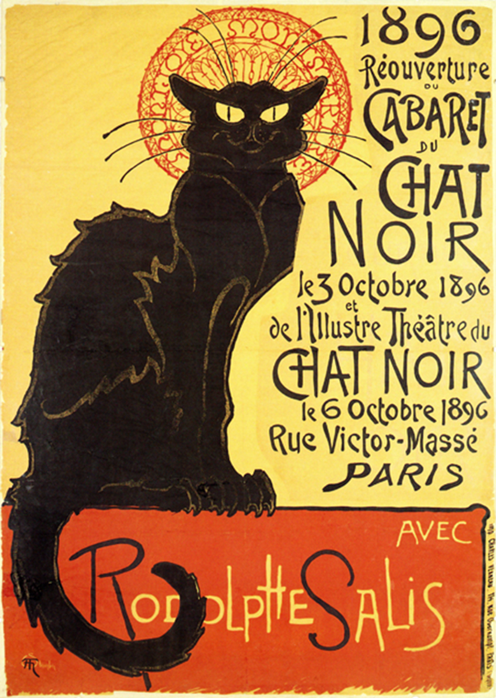 Stickers muraux: Le Chat Noir