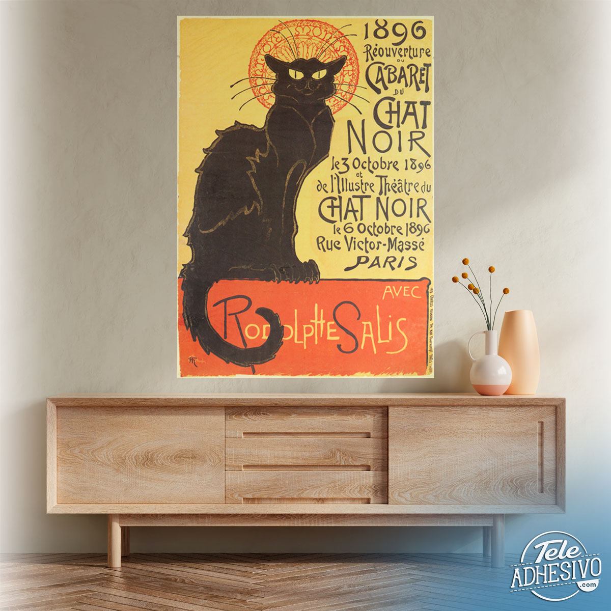 Stickers muraux: Le Chat Noir