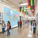 Poster xxl: Mappemonde 9