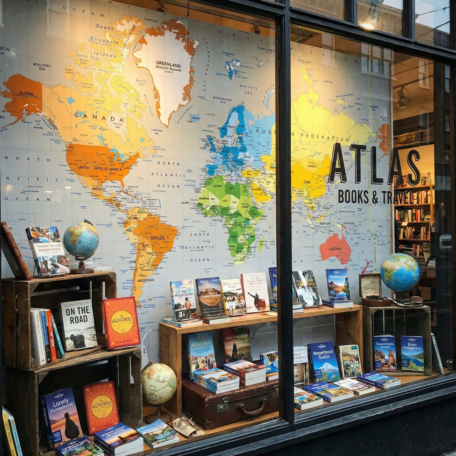 Poster xxl: Muraux Carte du monde politique Continents