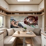 Poster xxl: La cr&eacute;ation d'Adam, Michel-Ange 11