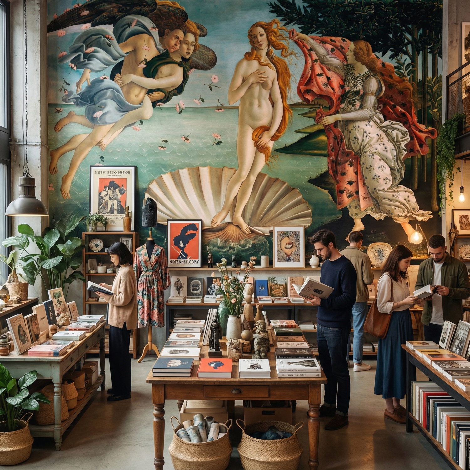 Poster xxl: Naissance de V&eacute;nus, Botticelli