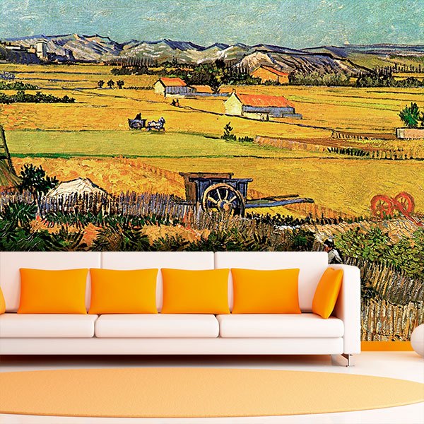 Poster xxl: Récolte à La Crau, Van Gogh