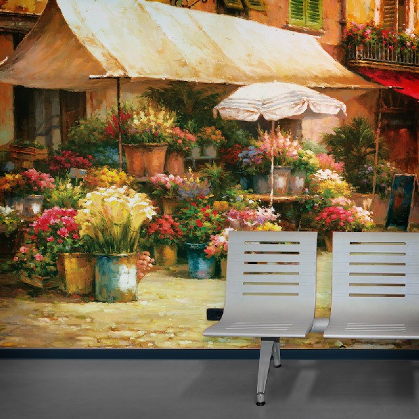 Poster xxl: Le marché aux fleurs, Han Chang